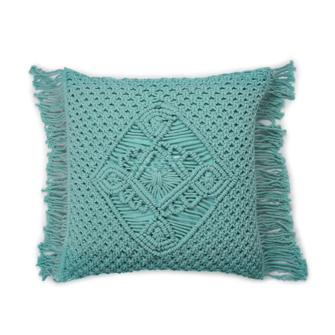 Organic Macrame Cushion Sleeve